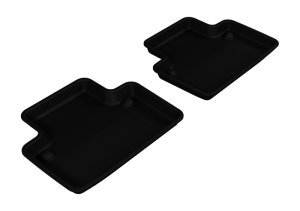 Volvo XC90 Floor Mats - Rear - 3D MAXpider - KAGU Series - Black - `03-`14